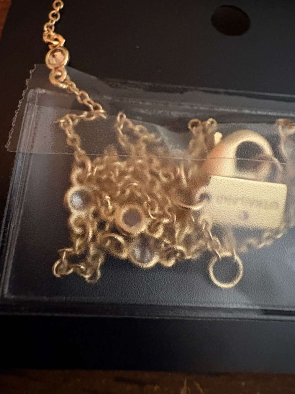 Coach Gold Heart Charm Necklace - Gold - Picture 6 of 6